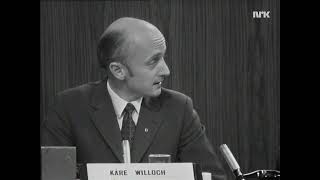 Partilederdebatt 1973 15 Kåre Willoch om ALPs skatteplaner [upl. by Craggy]