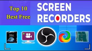 Top 10 Best Screen Recorder For PC  Free Screen Recorder [upl. by Sualk705]