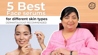 Top 5 Serums for Face  Vitamin C Hyaluronic Acid Niacinamide Retinol amp Peptide Dr Nivedita Dadu [upl. by Baillie]