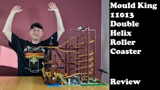 Mould King 11013  Double Helix Roller Coaster  Review [upl. by Gascony]