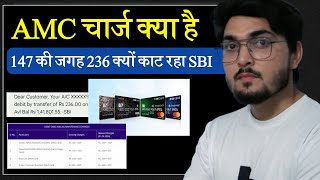 SBI DEBITED 236₹ Why  😡 SBI ATM Card Charges Increase from April 2024 AMC charge  SBI charges [upl. by Mccallum]