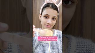 Winter face pack for glowing skin glowing skin tips makeupbybhumi skincare short shortsfeed [upl. by Kenny455]