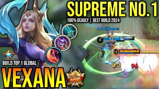 VEXANA BEST BUILD 2024  BUILD TOP GLOBAL VEXANA GAMEPLAY  MOBILE LEGENDS✓ [upl. by Eekorehc669]