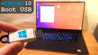 How to create a Windows 10 bootable USB from Ubuntu [upl. by Kane745]