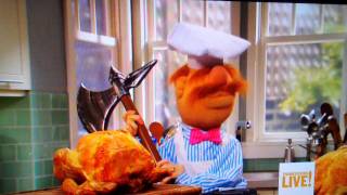 The Muppets Swedish Chef on Thanksgiving Live on Food Network [upl. by Bashemath]