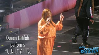 Queen Latifah performs quotUNITYquot live FORCE Tour Baltimore [upl. by Linda]