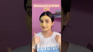 Korean glass skin in 10 minutes😱✨ facemask beauty korean skincare routine shorts viral [upl. by Viguerie861]