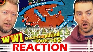 WW1  Oversimplified Part 1 amp 2 REACTION [upl. by Stanislaw]