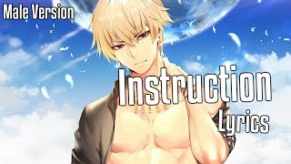 Nightcore  Instruction Male Version [upl. by Adon]