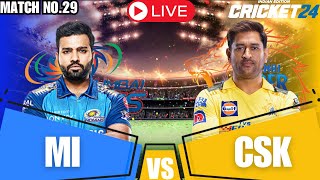 MI Vs CSK Live  MI Vs CSK IPL 2024 Live Match  Cricket 24 [upl. by Ennoirb]