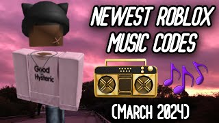 Roblox Music CodesIDs March 2024 WORKING ROBLOX ID [upl. by Sal]