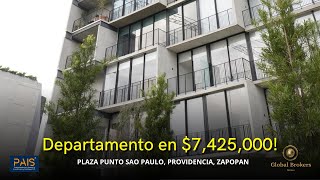 Departamento de 75 millones en Punto Sao Paulo Providencia En Venta [upl. by Lonergan39]