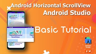 Android Horizontal ScrollView example [upl. by Auric]