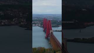 The Forth Bridge flight with permission from airport bridge forthbridge drone fife edinburgh [upl. by Idnyl]