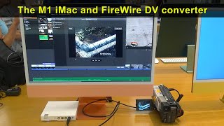 M1 iMac hi 8 capture and vhs transfer using FCPX and iMovie [upl. by Norven]