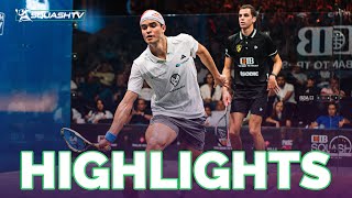 quotOutrageous Shotquot  Farag v Elias  CIB PSA World Championships 202324  SF HIGHLIGHTS [upl. by Gilly]