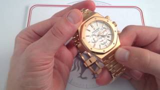 Audemars Piguet Royal Oak Chronograph 26320OR Luxury Watch Review [upl. by Ahsini]