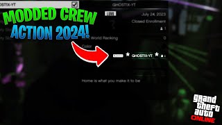 NEW Modded Crew Action GTA 5 Online Tutorial After Patch 168 [upl. by Mellins]