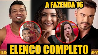 CONHEÇA TODOS OS PARTICIPANTES DE A FAZENDA 16 [upl. by Josler155]