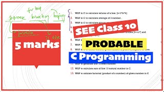 Class 10 C programming all solution [upl. by Younger]