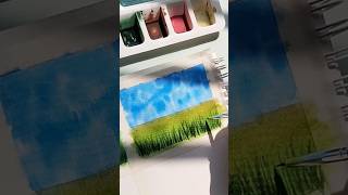 art reelsvideo watercolor painting shorts [upl. by Jeffry]