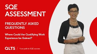 Where could the Qualifying Work Experience QWE be gained [upl. by Acinomahs]