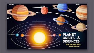 Exploring Planet Distances amp Orbits in the Solar System  3D Animation [upl. by Alegnave773]