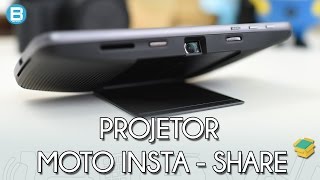 MOTO Z  MOTO INSTA SHARE PROJETOR  O PROJETOR DA MOTO [upl. by Malan]