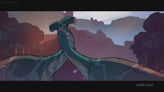 Genndy Tartakovskys Primal  The Peaceful Life of the Sauropods  Felix Kargegie YT [upl. by Thorfinn]