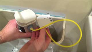 How to Change a Top Fixed Push Button Flush Valve in a Toilet Cistern [upl. by Notyarb999]