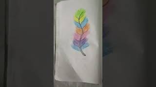 How to draw pencil colour drawing easy art ytshort youtubeshorts [upl. by Pellet]