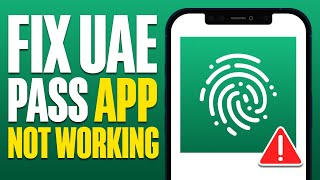 How To Fix UAE PASS App Not Working 2024 [upl. by Airdnat]