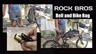 UNBOXING OF ROCKBROS BIKE BAG AND BICYCLE BELL [upl. by Eenhat234]