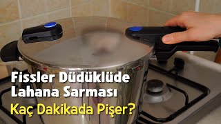 Fissler Düdüklüde Lahana Sarması Nasıl Pişirilir  Fissler Düdüklü Tencere Kullanımı [upl. by Anuhsal]