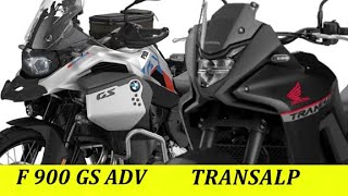 HONDA TRANSALP 750 vs BMW F 900 GS Adventure  Compare F 900 GS Adventure amp Transalp 750 RajuSNair [upl. by Anna521]