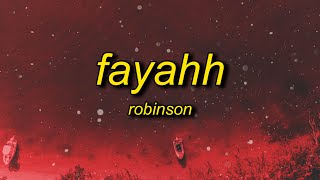 Robinson  Fayahh [upl. by Bogosian769]