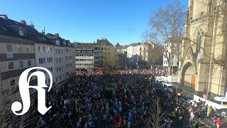 Zeitraffer So voll war der Zülpicher Platz in Köln an Karneval 2022 [upl. by Chisholm875]