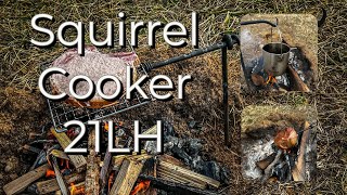 Best Old School Cook System for Solo Overnighter and Camping Squirrel Cooker 21LH [upl. by Sula]