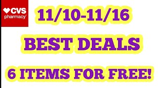 6 ITEMS FOR FREE GLITCHES CVS BEST DEALS 11101116 SEE PINNED COMMENT FOR UPDATES [upl. by Asil]