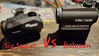 Sig Sauer Romeo 5 Vs Holosun 403 Red Dot comparison [upl. by Gnoix541]