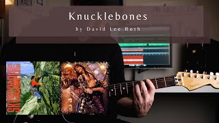 KNUCKLEBONES by David Lee Roth  How to play  Guitar Lesson  Tutorial [upl. by Attenaj560]