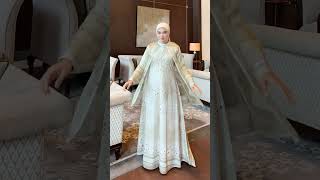 gamis lebaran 2025 dressmuslimah dress fashion dressmuslimahterbaik [upl. by Joshuah]