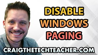 Disable Paging File on Windows XP [upl. by Hevak]