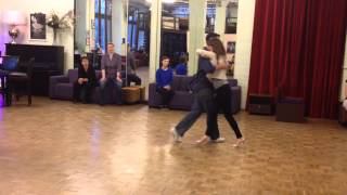 Milonga Lesson Adeline Ireland amp Raúl Navalpotro Berlin 1 [upl. by Amle225]