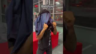 Warped Wall Blindfolded🔥 ninjawarrior viral fitness gym ninja shorts [upl. by Rehtul]