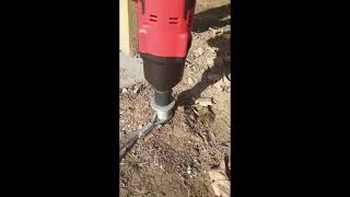 PE26 Anchor Installation with Impact Wrench [upl. by Haniraz]