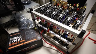 6 GPU MiningCave Rig FRAME Review [upl. by Irod]