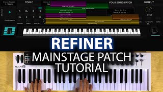 Refiner MainStage patch keyboard tutorial Maverick City Music [upl. by Aissert]