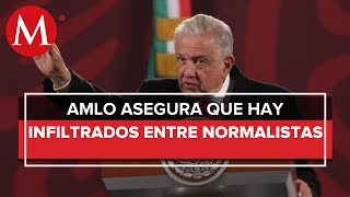 Infiltró crimen a normalistas y lo ignoran AMLO [upl. by Onfre]