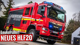 LENTNER HLF20  Feuerwehr Leukersdorf [upl. by Oirasor]